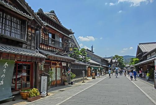 おかげ横丁の着物姿