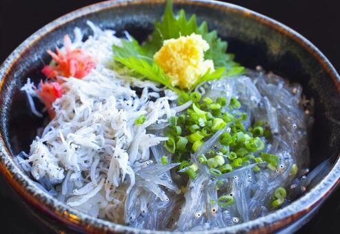 生しらす丼