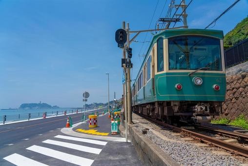 江ノ電と湘南の風景
