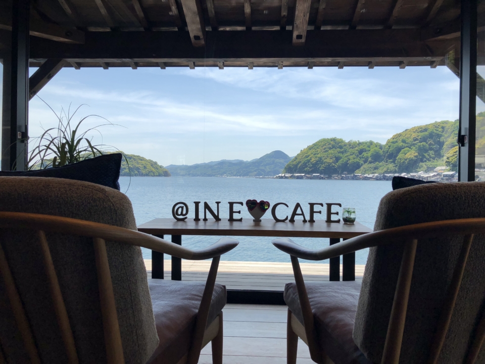 INE CAFEからの景色